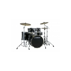 Yamaha SBP2F5RB Stage Custom Birch Full Drum Kit Raven Black (Without Hardware)